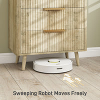 Fluted Chest of Drawers, Modern 3 Drawer Dresser with Pine Wood Legs, Finger Pulls for Closet, Living Room, Hallway, Oak