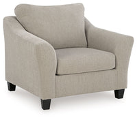 Willarae - 2 Pc. - Chair And A Half, Ottoman - Taupe-2