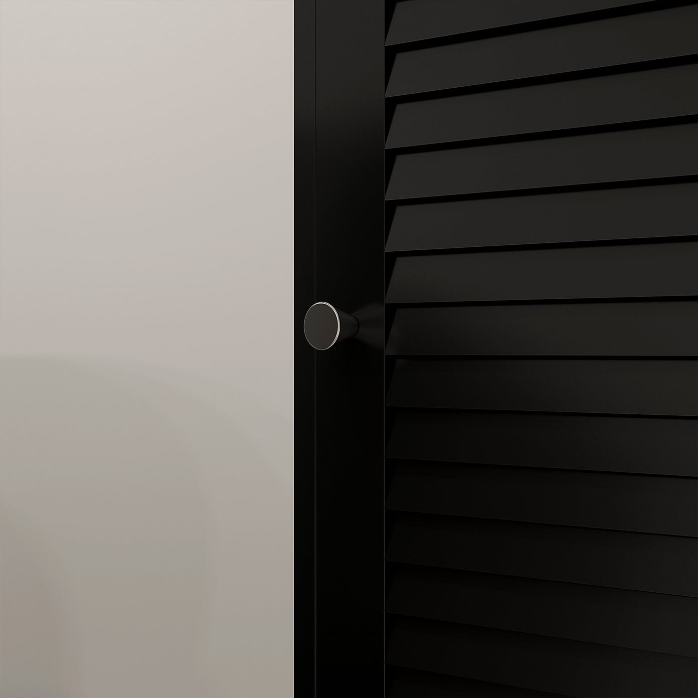 Narrow Bathroom Cabinet, Tall Bathroom Storage Cabinet with Shelves and Doors, Black
