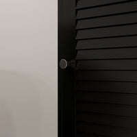 Narrow Bathroom Cabinet, Tall Bathroom Storage Cabinet with Shelves and Doors, Black