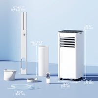 10000 BTU Portable Air Conditioner, AC Unit with Dehumidifier, Fan, WiFi Voice Remote Control, for Room up to 441 Sq. ft