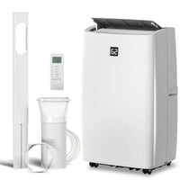 14000 BTU Portable Air Conditioner, AC Unit with Cool, Dehumidifier, Fan, 700 Sq. ft, 24H Timer On Off, Window Kit
