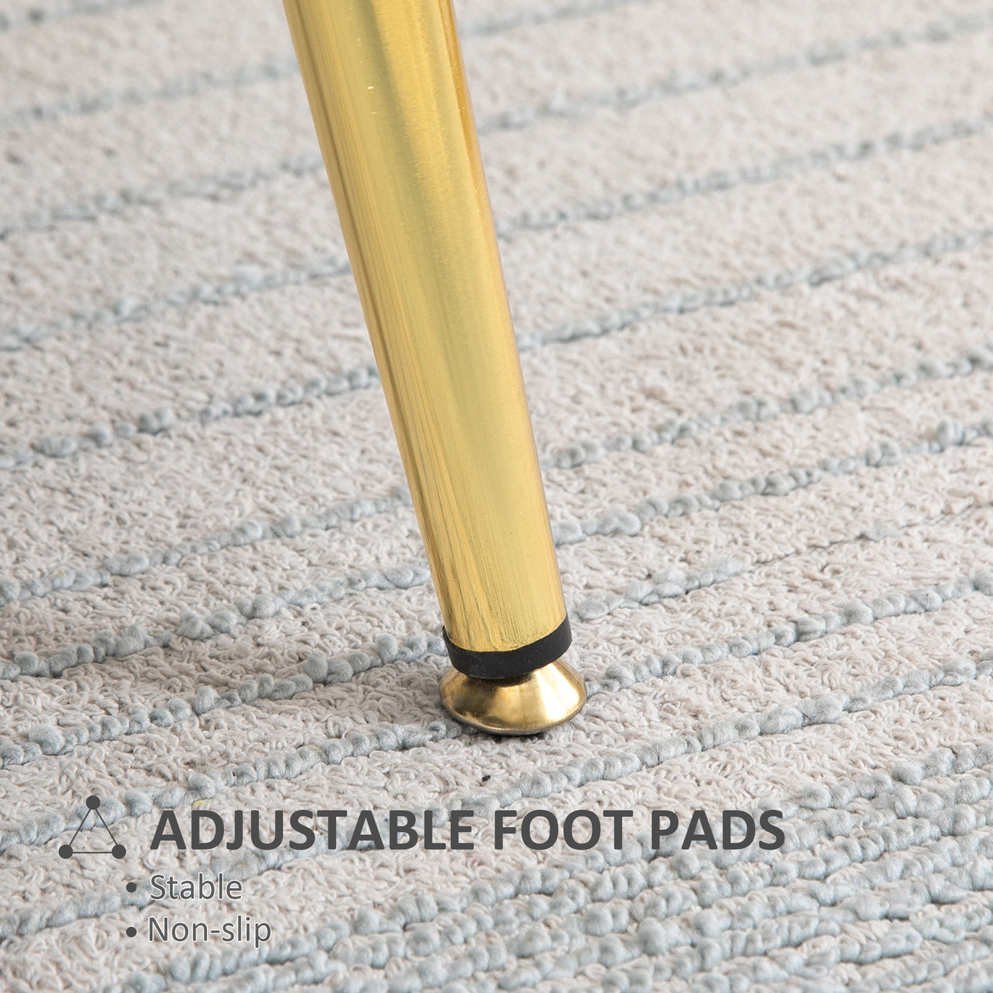 Modern Accent Chair, Velvet-Touch Fabric Leisure Club Chair with Gold Metal Legs for Bedroom, Yellow