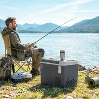 12 Volt Car Refrigerator, 26QT Car Fridge with App Control, 12/24V DC and 100-240V AC, -4℉-68℉, Travel Camping