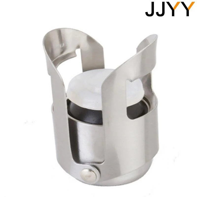 Portable Stainless Latches Champagne Sparkling Wine Bottle Stopper Sealer Bar Wine Plug Liquor Spirit Flow Red Wine Bottle Cap