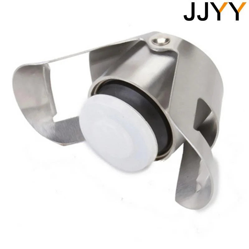 Portable Stainless Latches Champagne Sparkling Wine Bottle Stopper Sealer Bar Wine Plug Liquor Spirit Flow Red Wine Bottle Cap
