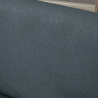 Modern Accent Chairs with Cushioned Seat, Upholstered Linen-Feel Armchair for Bedroom, Living Room, Dark Gray