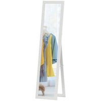 15" x 62" Full Length Mirror for Bedroom, Free Standing Dressing Mirror, Wall Mirror for Living Room, White