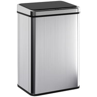 10.6 Gal (40 L) Automatic Garbage Can w/ Soft-Close Lid, Touchless Trash Can with Fingerprint Resistant Stainless Steel