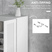 69" Pantry Cabinet with Storage, Kitchen Pantry Storage Cabinet with Soft Close Doors and Adjustable Shelves, White