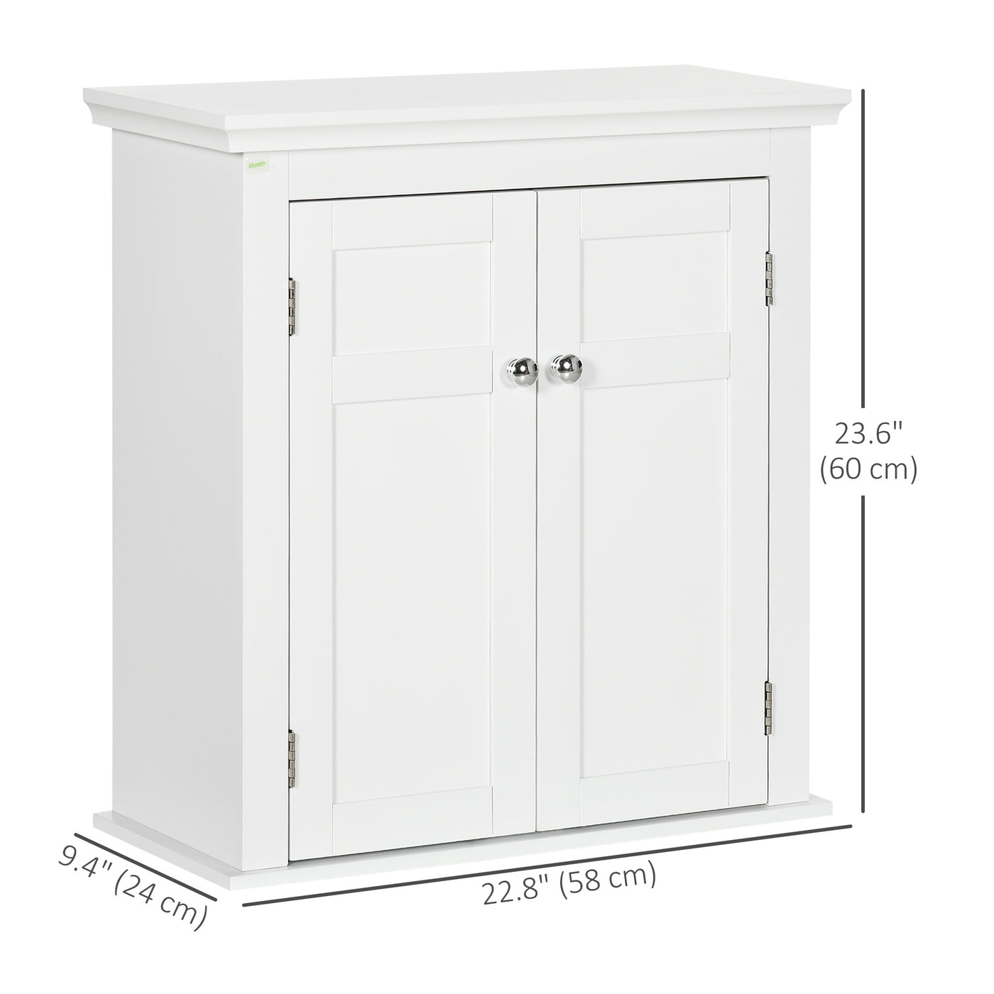 Bathroom Cabinet, Medicine Cabinet, Over Toilet Storage Cabinet with Adjustable Shelves for Entryway, White