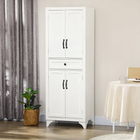 Freestanding Storage Cabinet, Kitchen Pantry Cabinet with 2 Shelves, 4 Doors, Kitchen Storage Cabinets for Dining Room