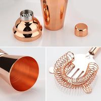 Cocktail Shaker Making Set,16pcs Bartender Kit For Mixer Wine Martini, Stainless Steel Bar Tools, Home Drink Party Accessories