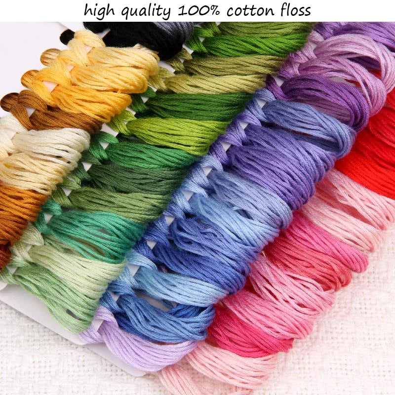 Amishop-Counted Cross Stitch Kit, The Natural Animals and Garden Flowers Little House, Beautiful Lovely, Dim 03731