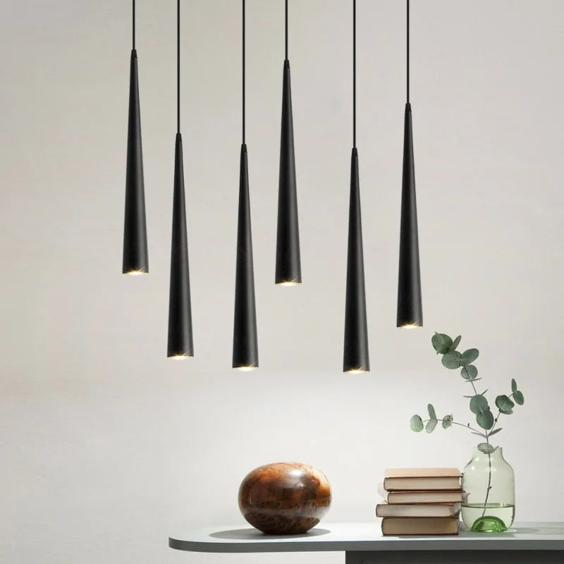 Dimmable COB Cone LED Modern pendant light Aluminum&metal home 7W 9W 12W 15W hang lamp living room bar cafe droplight fixture