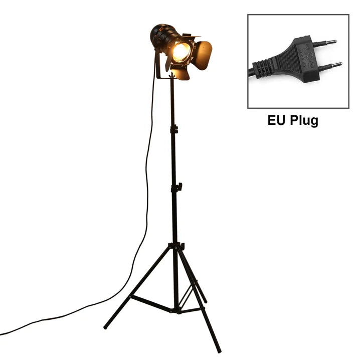 Industrial Bar Creative Studio Retro Tripod Black Floor Lamp Lights Room Light Stand Ceiling lighting