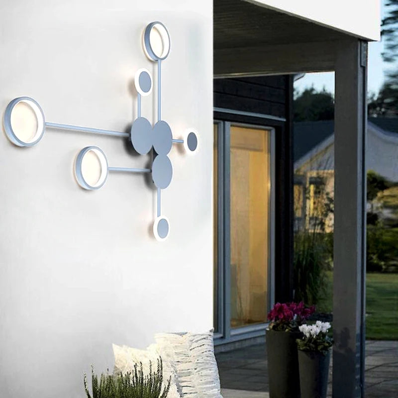 Nordic Modern Wall Lamp Led Minimalist Wall Light  Living Room Bedroom Staircase Light Home Decoration Bedside Wall Sconce Lamps