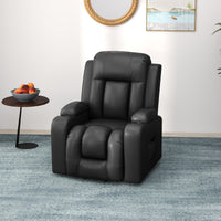 Electric Lift Chair for Elderly, Power Recliner with Footrest, Remote Control, Cup Holders for Living Room, Grey