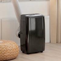 14000 BTU 5-in-1 Portable Air Conditioner with Cool, Heat, Dehumidifier, Fan, Sleep, WiFi Voice Control, Black