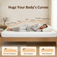 Twin Mattress 6 Inch Memory Foam Mattress in a Box, Pressure Relief & Lumbar Support, CertiPUR-US Certified, Medium Firm