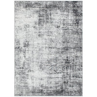 Area Rug for Living Room 6x9, Modern Abstract Machine Washable Rug, Non-Slip Carpet for Bedroom, Dining Room, Grey
