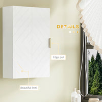 Bathroom Medicine Cabinet, Modern Wall Cabinet with Adjustable Shelves and Single Door for Laundry Room
