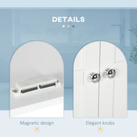 Bathroom Cabinet, Medicine Cabinet, Over Toilet Storage Cabinet with Adjustable Shelves for Entryway, White