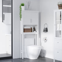 Over the Toilet Storage, Bathroom Cabinets Over Toilet, Cabinet Above Toilet with Doors and Shelves