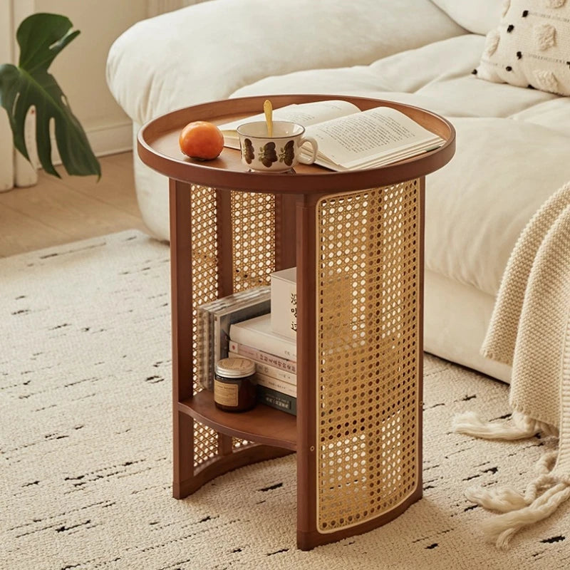 Rattan Weaving Bamboo Coffee Tables