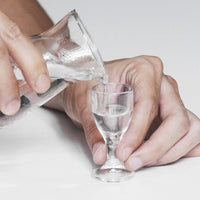 6pcs Mini Wine Cups Set 10/15/25ml Shot Glass Transparent Drinkware Tall Foot Goblet Liquor Spirits Glasses Drinking Cups