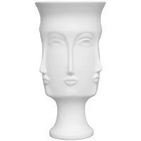 Creative Face Ceramic Vase Flowers, Artificial Flowers, Decorative White Vase  Nordic Decoration Home