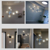 Nordic Modern Wall Lamp Led Minimalist Wall Light  Living Room Bedroom Staircase Light Home Decoration Bedside Wall Sconce Lamps