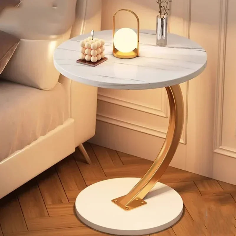 Center Ergonomic Round Coffee Tables Breakfast Coffee Aesthetic Luxury Small Luxury Space Saving Bistro Simple Hotel Furniture