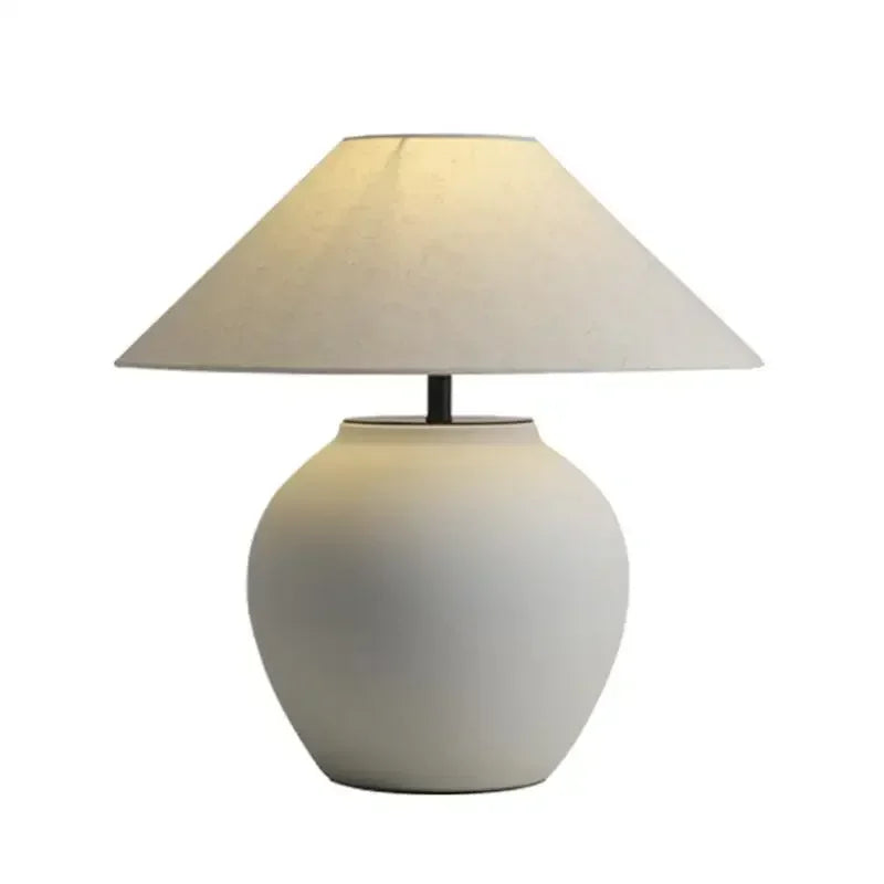 Retro Ceramic Floor Lamp, Bedroom Table Floor Lamp, Living Room Bedside Floor Lamp, Room Decoration Indoor Lighting Lamp
