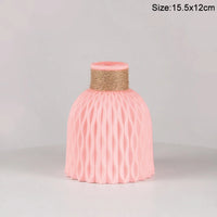 Modern Flower Vase Plastic Flower Bouquet Pot Basket Nordic Home Living Room Decoration Ornament Dinner Table Flower Arrangement