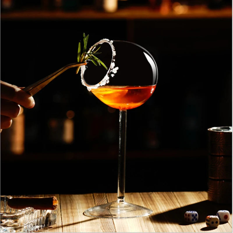 Creative Cocktail Glass Thorn Fish-Shaped Goblet Glass Bar KTV Nightclub Party Drinking Cup Octopus Bird-Shaped Wine Juice Cup