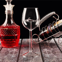 300ml Glass Cup European Crystal Shark Red Wine Cup Wine Bottle High Heel Shark Red Wine Cup Wedding Party Gift
