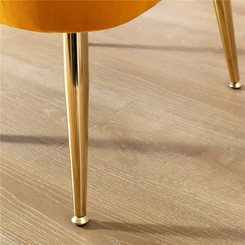 Side Chair Back Chair Fabric Upholstered Seat Chairs For Occasional Bedroom Leisure