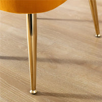 Side Chair Back Chair Fabric Upholstered Seat Chairs For Occasional Bedroom Leisure
