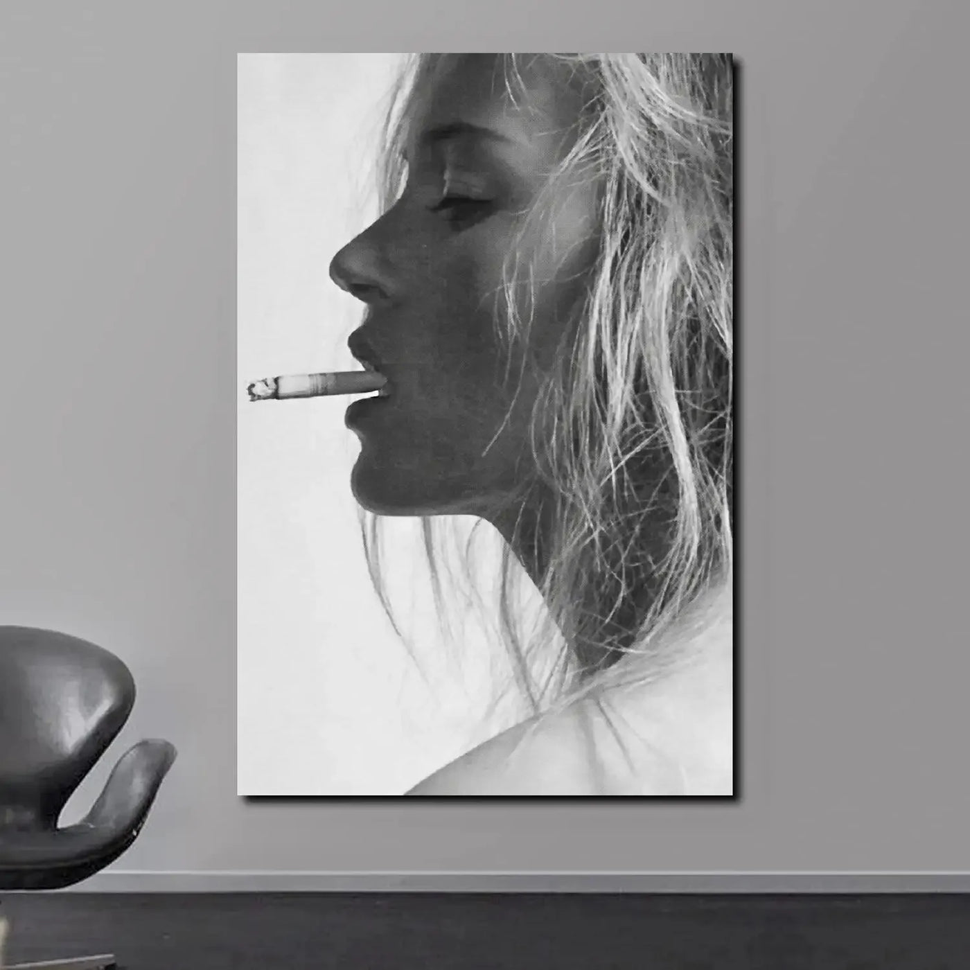 Scandinavian Simple Wall Art Sexy Supermodel Kate Moss HD Canvas Poster Print for Home Bedroom Living Room Decoration Gifts