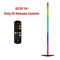 RGB LED Floor lamp Indoor Home Decoration Modern Corner Floor Lamp Living Rome Art Decor Atmospheric Standing Stand Lighting