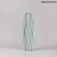 Modern Flower Vase Plastic Flower Bouquet Pot Basket Nordic Home Living Room Decoration Ornament Dinner Table Flower Arrangement