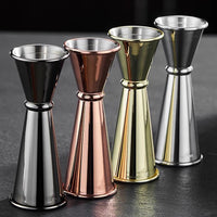 New Dual Shot Stainless Steel Measure Cup Cocktail Shaker Drink Spirit Measure Jigger Kitchen Bar Barware Tools