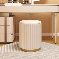 Fashion Storage Stool, Shoe Changing Stool, Makeup Stool, Bedroom Dressing Table Round Stool, New Round Stool with Storage Space