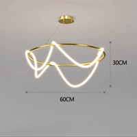 Post-Modern Restaurant Notes Long Hose Lamp Creative Bar Cafe Shop Art Front Desk Designer Chandeliers