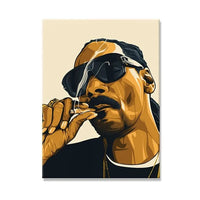 West Coast Rappers Canvas Print Pictures Notorious BIG Biggie Tupac Posters Famous Hip Hop Singer Wall Art Mural Home Decor