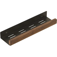Black Walnut Wood Bathroom Storage Shelf Wall Mounted Toilet Non Perforated Bathroom Storage Rack  Bathroom organizer