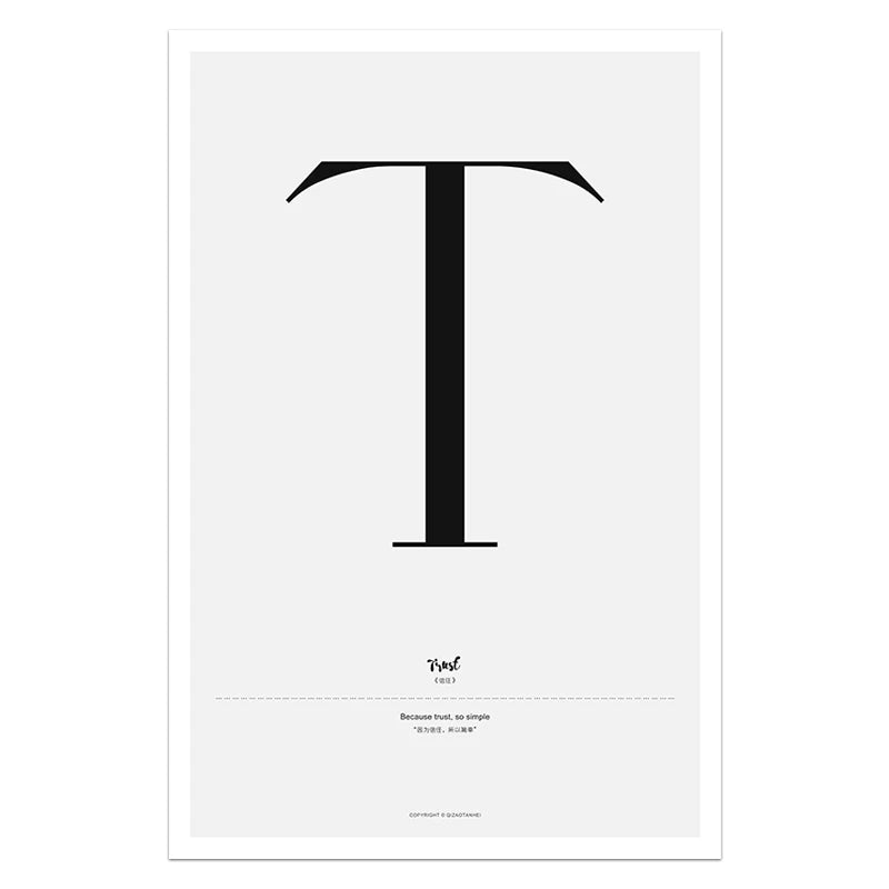 Quote Words Nordic Style Canvas Painting Simple Love Posters and Prints for Living Room Couples Wall Art Painting Home Decor