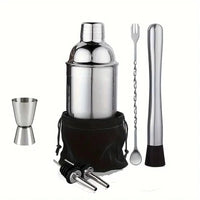 UPORS Stainless Steel Cocktail Shaker Mixer Wine Martini Boston Shaker For Bartender Drink Party Bar Tools 550ML/750ML