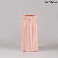 Modern Flower Vase Plastic Flower Bouquet Pot Basket Nordic Home Living Room Decoration Ornament Dinner Table Flower Arrangement